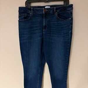 LOFT Dark Blue Denim Jeans — Size 16 - #10